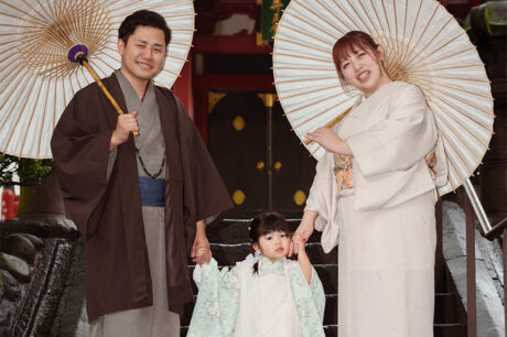 【家族・カップル】着物で巡る観光スポット撮影プランを開始しました。