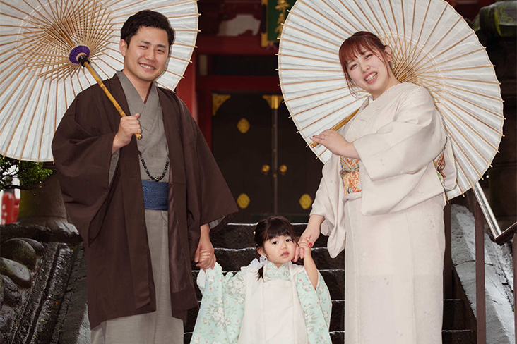 【家族・カップル】着物で巡る観光スポット撮影プランを開始しました。